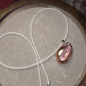 Pink Zircon Pendant
